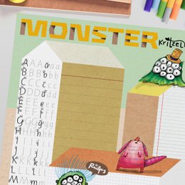 Sous-main - Monstres