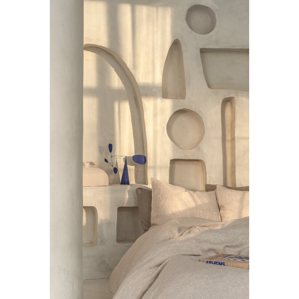 Linen bedding set / Natural melange
