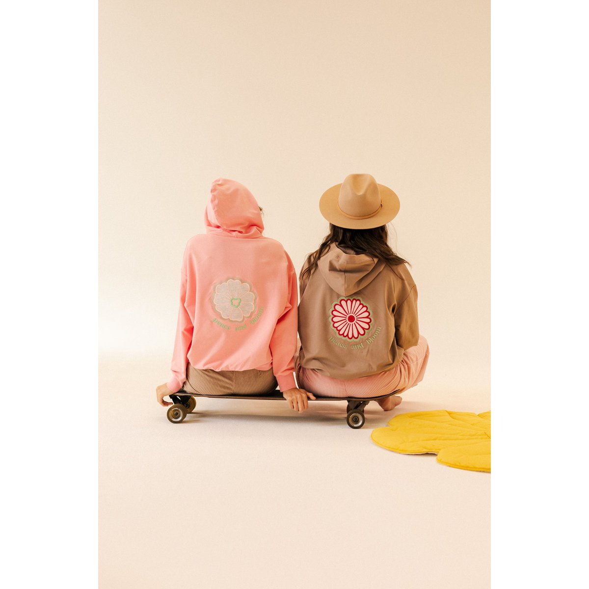 Sweat à capuche "Rose"