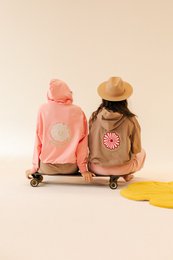 Sweat à capuche "Rose"