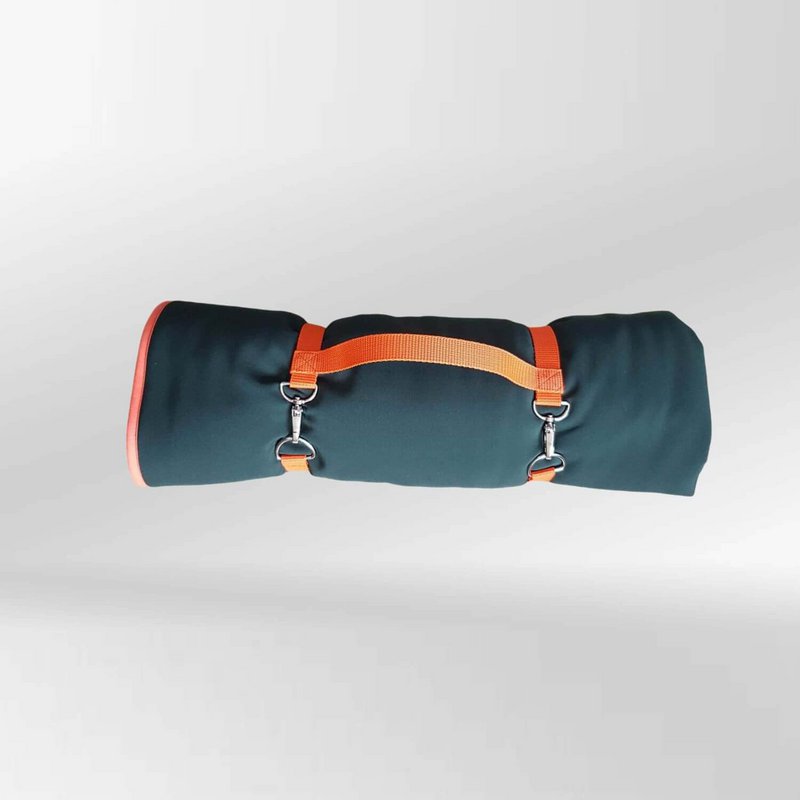 Reisematte Travel Mat Picknicker dunkelgrün orange