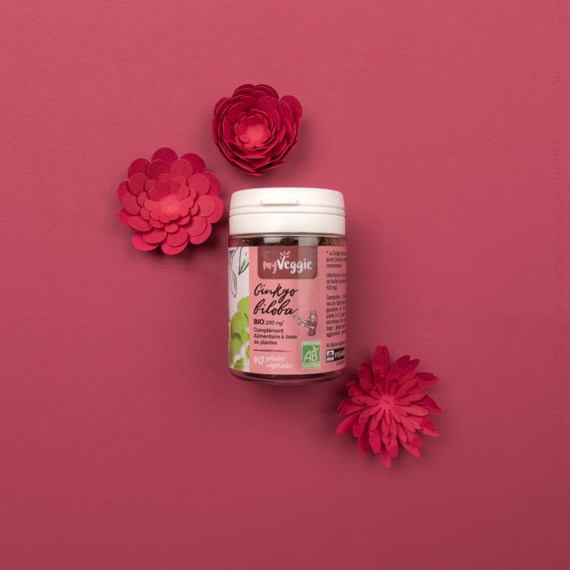 my Veggie Ginkgo biloba BIO (pillendoosje 40 capsules)