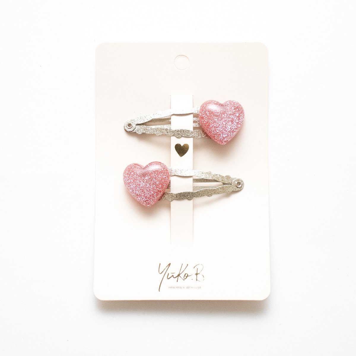 Duo Premium Haarspangen für Kinder – Sparkle Eclats de Coeurs