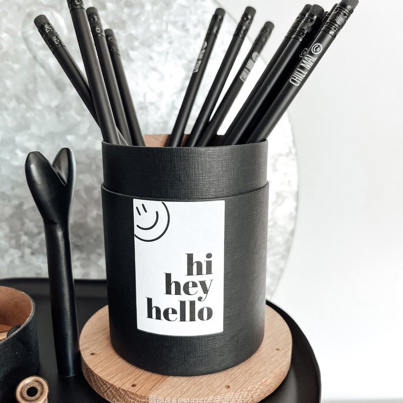 Confezione regalo ciao ehi ciao | Portapenne con coperchio