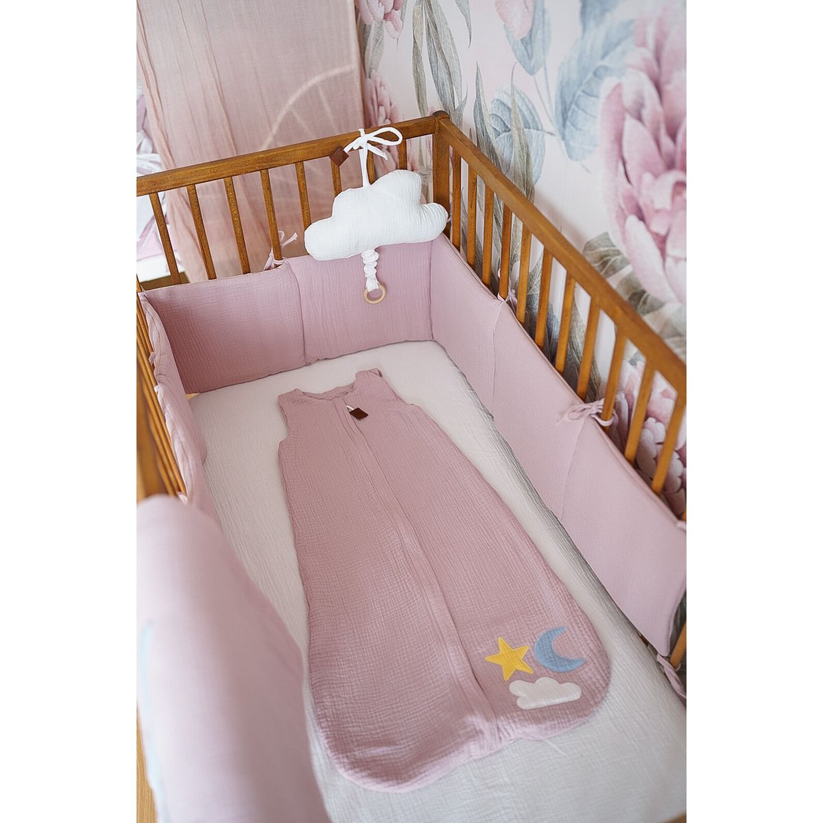 Hi Little One - Mousseline 2 couches Day & Night Moutarde