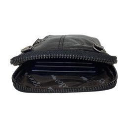 Lederhandytasche für Damen und Herren mit verstellbarem Schultergurt in 5 Farben