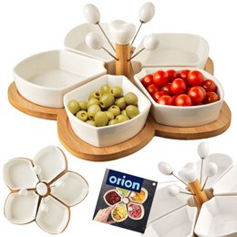Snackskåle Porcelæn Hvid Whiteline 28,5 cm 10 stk