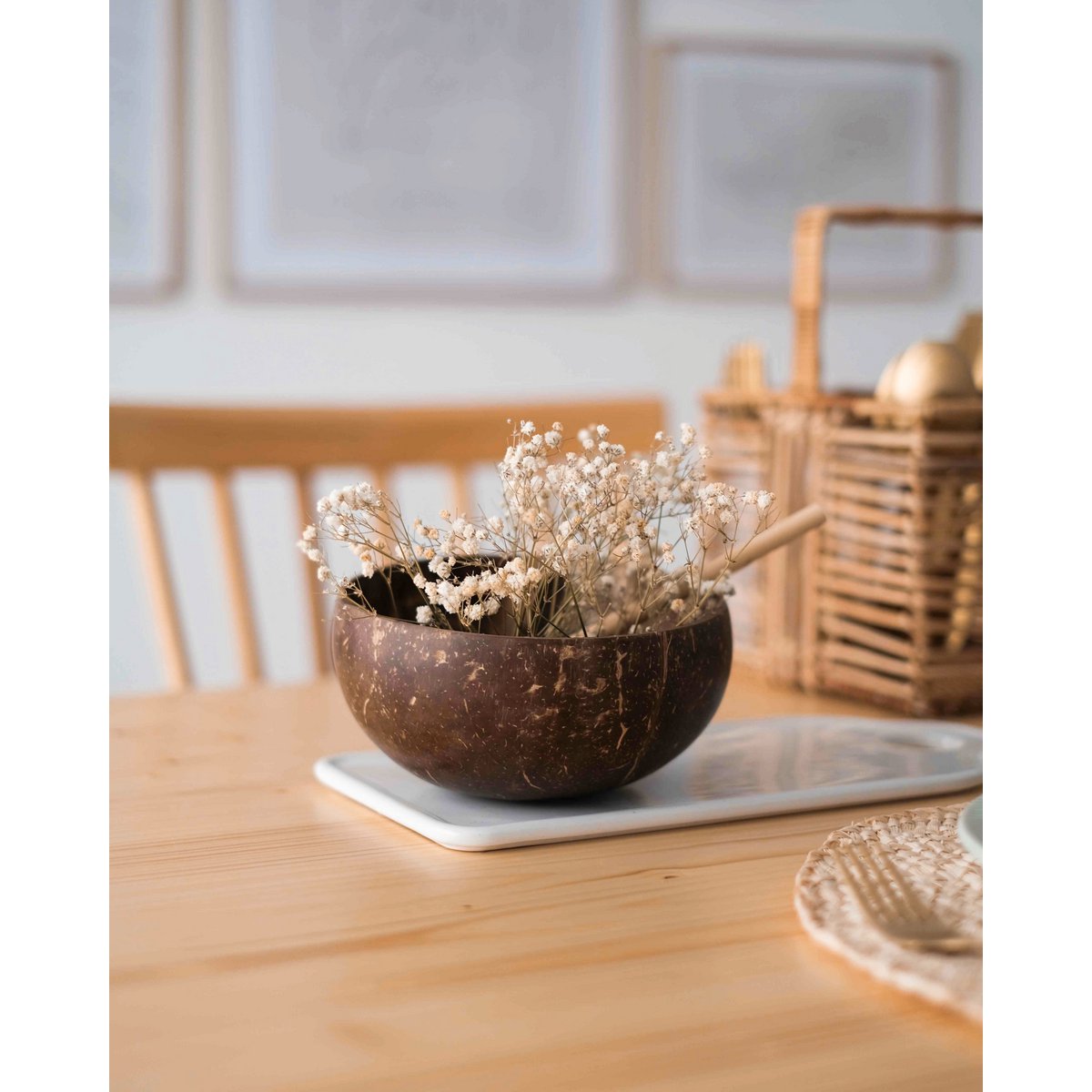 Father's Day Large Gift Pack Coconut Bowls | 2 bowls + 2 spoons