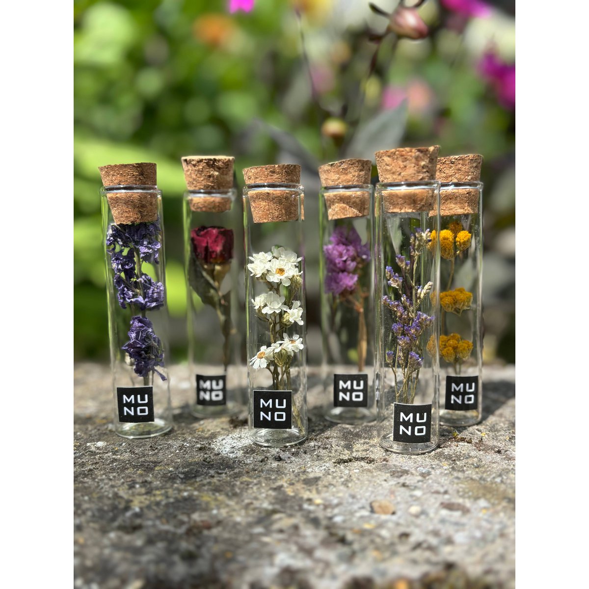 TUBE 10 CM WITH DRIED FLOWER - Gift