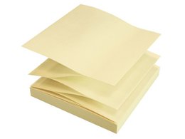 Info notes 75x75mm Z-Notes ass, nature, doos 12 blokken