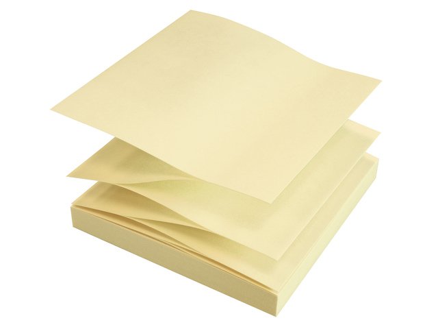 Info notes 75x75mm Z-Notes ass, nature, doos 12 blokken