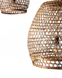 Lampada a sospensione tetto naturale di Mawar Ratan.