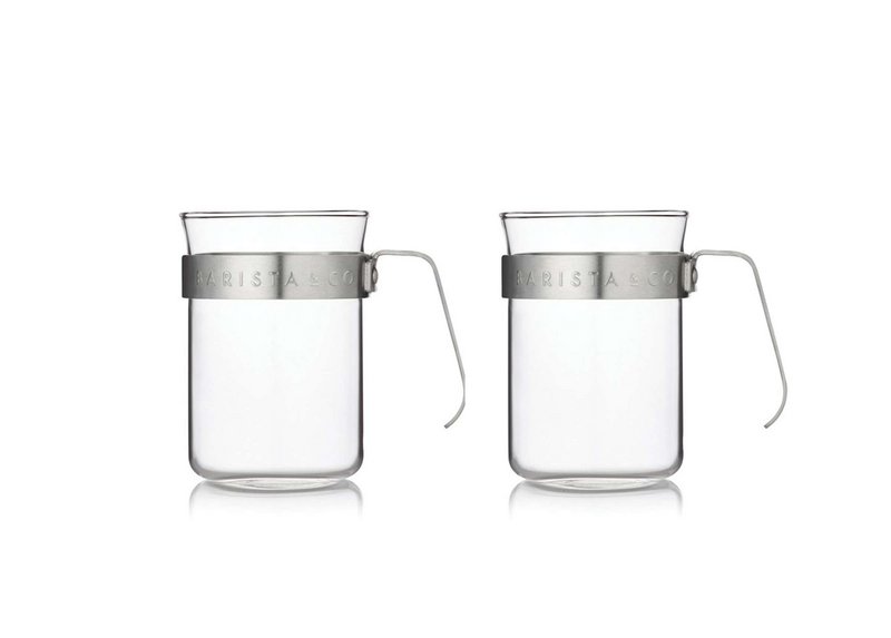 Barista & Co - Coffee Cup Set på 2 stykker 200 ml - sølv