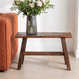 Factory wooden bench - 85x20x50 cm