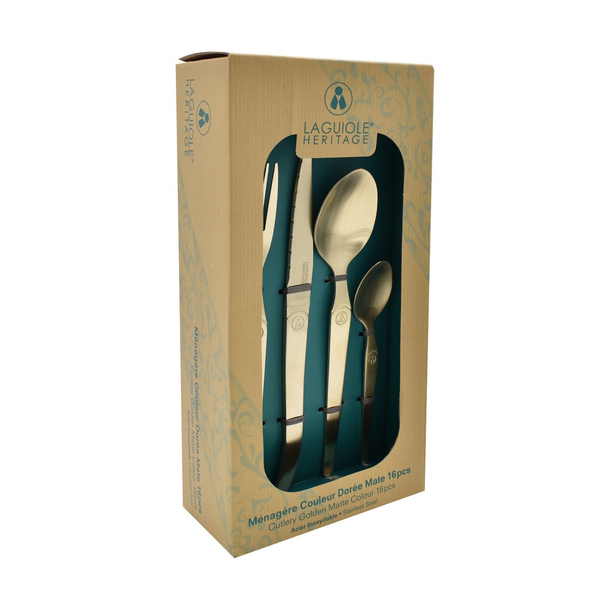 Ménagère or champagne 16 pcs
