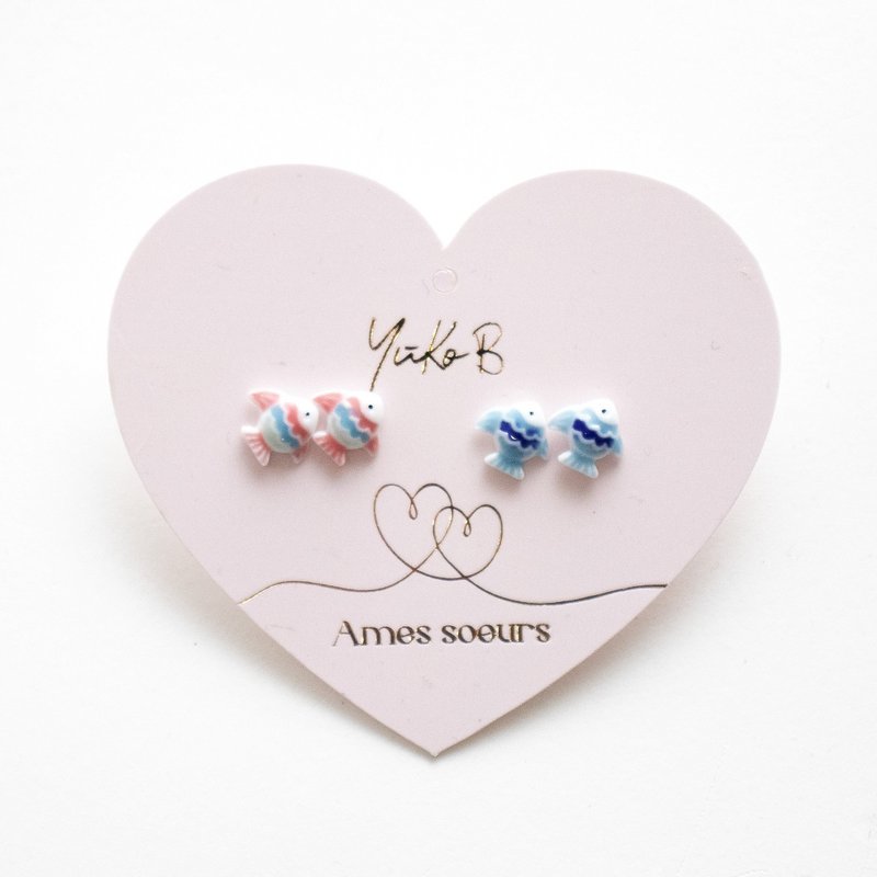 Duo Earrings - Soul Mates - Little Fish