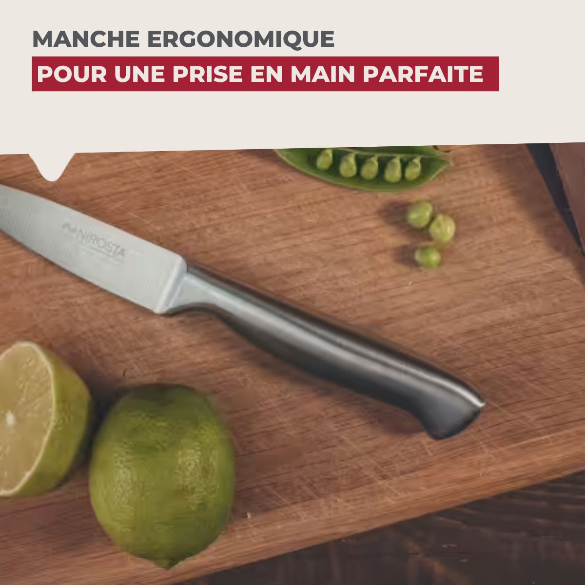 Stainless steel paring knife 20 cm in all Nirosta Star