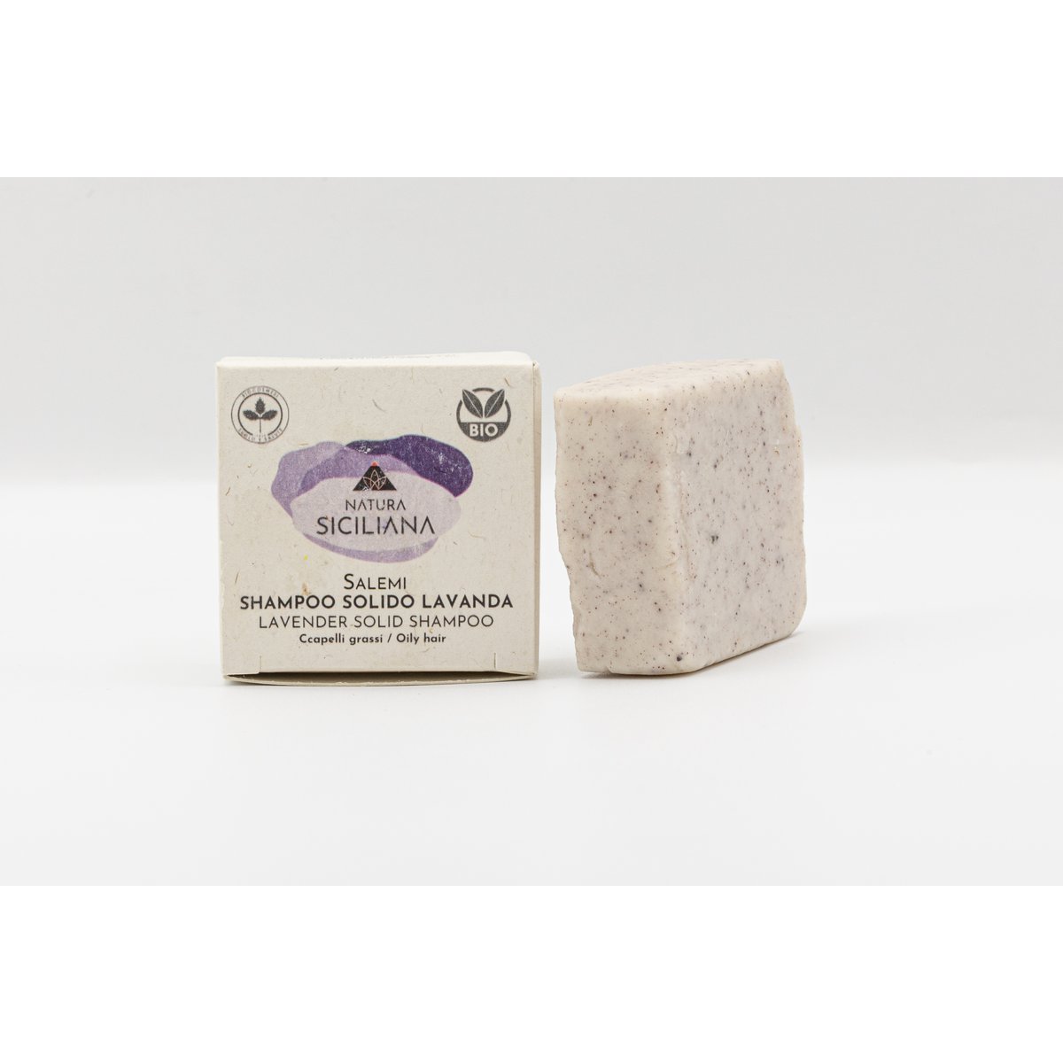 Shampoo Solido Lavanda per Capelli Grassi