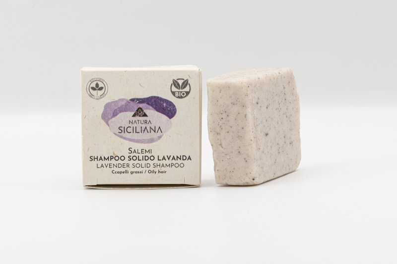 Shampoo Solido Lavanda per Capelli Grassi