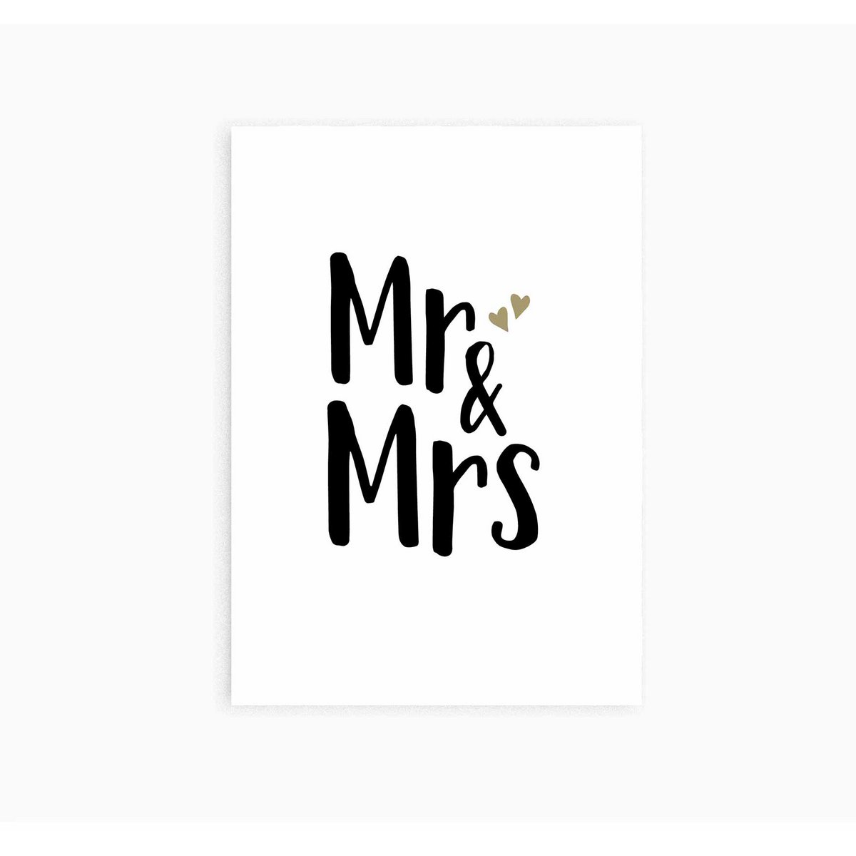 Ansichtkaart || Mr & Mrs