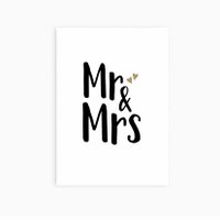 Postcard || Mr & Mrs