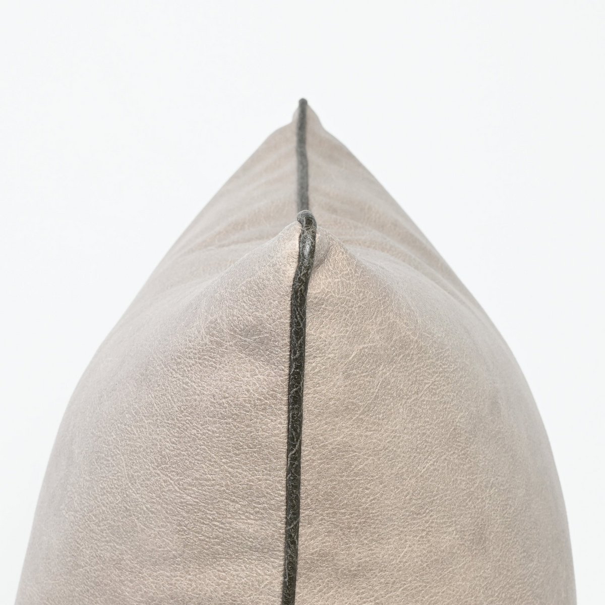 Art Leather Taupe - Vinyl Cushion - 55 X 55