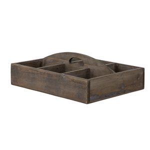 Takar Storage Box, Brown, Firwood