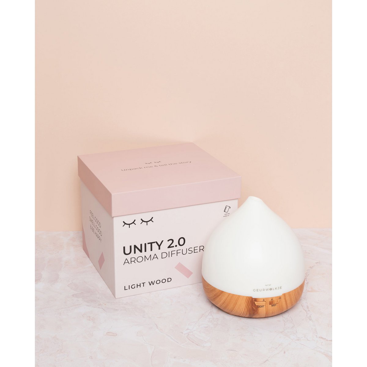 Dyfuzor Unity 2.0 Scent Cloud® - Jasne drewno - 400 ml - Sugerowana cena 39,95 €