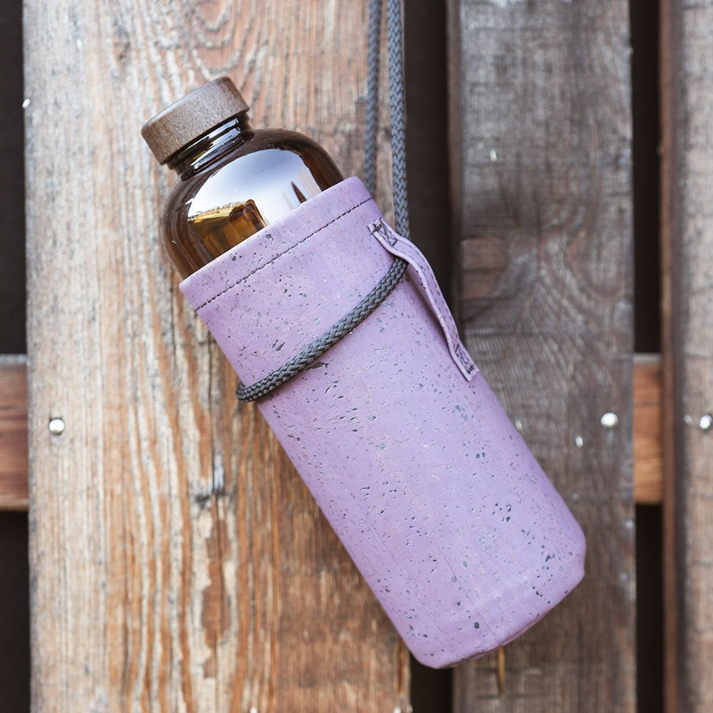Water bottle - Purple cover - 600ml