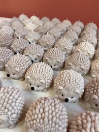 Hedgehog candle