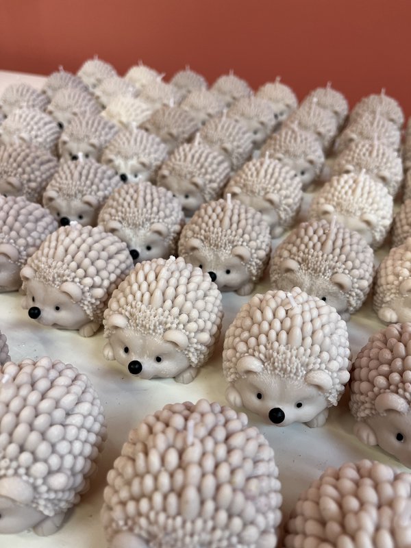 Hedgehog candle