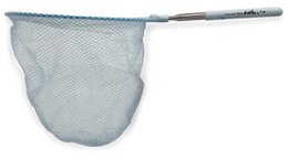  Blue telescopic net, extendable handle, round mesh head, fishing toy, water play equipment