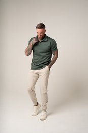 Pima Polo | Verde Oliva