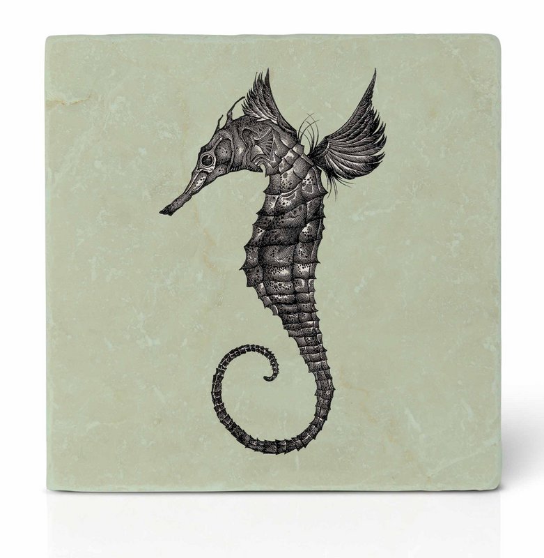 Tile Coaster - Søhest