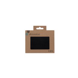 Skinnatur-Untersetzer | recyceltes Leder | Ziegel 13x10cm | 6er-Set