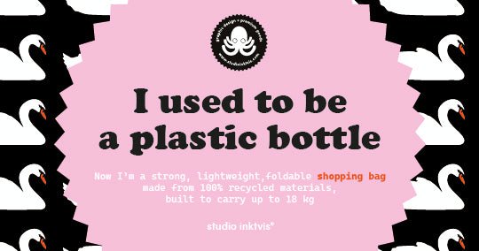 Swans Reusable Shopping bag from rPET