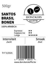 Santos Brasil Bonen 500gr