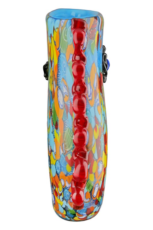 Glasart design vase "Frozen"