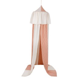 Dosel de circo de algodón con volante “Rust Check”