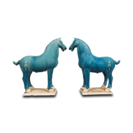 Set Caballo Mediano Celeste