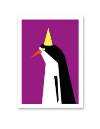 PINGUIN PARTY | FSC® postcards | Dutch Design