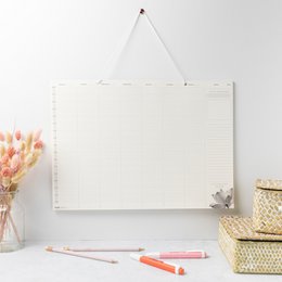 Prikkelarme A3 weekplanner / deskplanner 'Lotus' schrijfblok