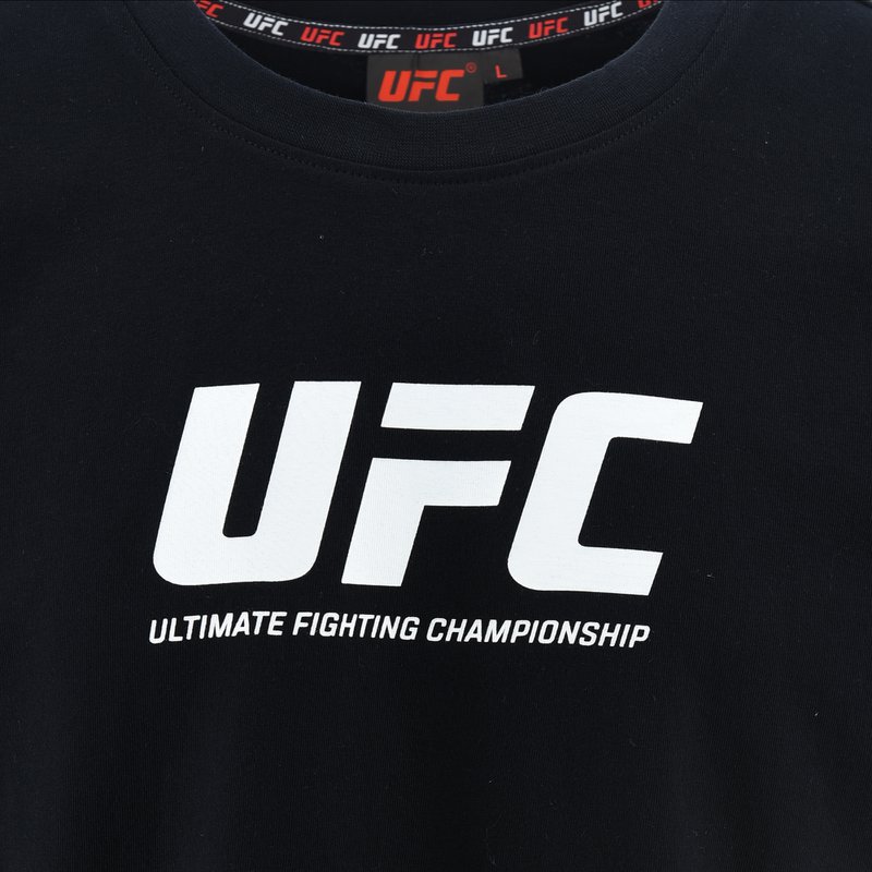 UFC officieel zwart T-shirt voor heren – collectie 2025/2026 – sport, training en streetwear – maten S tot XXL