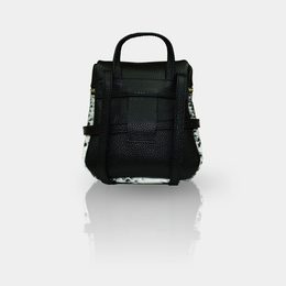 '' JERSEY '' leather shoulder bag / backpack