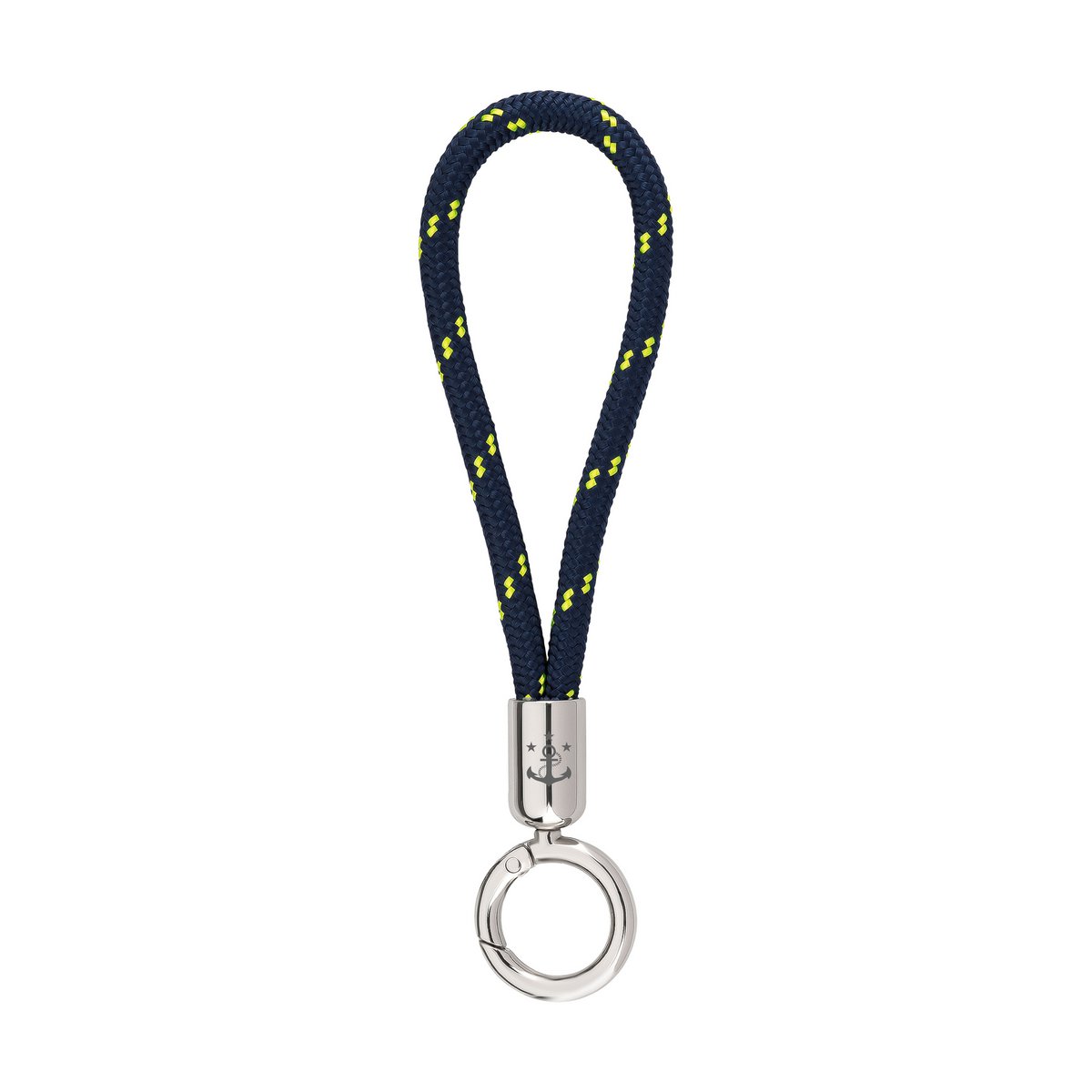 Lanyard Skipper (Ã˜ 6MM) S, cuerda NAVY SIGNAL YELLOW
