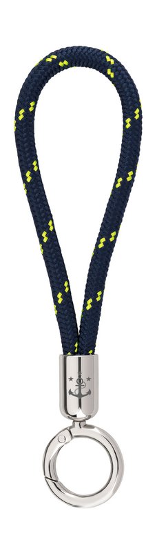 Lanyard Skipper (Ã˜ 6MM) S, cuerda NAVY SIGNAL YELLOW