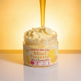 Beurre Corporel Fouetté Miel – Karité Brut 100% Naturel (Corps & Cheveux)