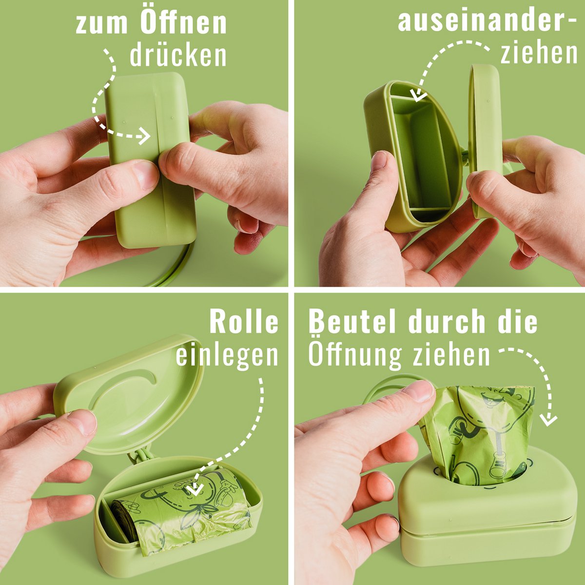 Geurende hondenpoepzakjesset