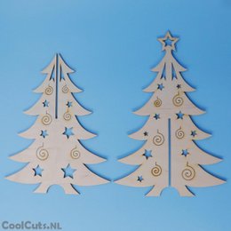 Wooden Christmas tree 33cm