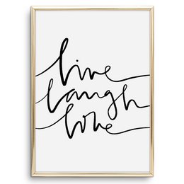 Poster: Live Laugh Love